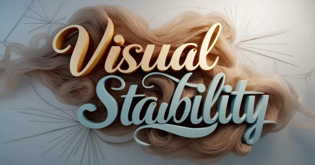 How to Optimize Your Website Speed for Better SEO and User Experience 4 Elegant 3D text "Visual Stability" over soft textures and intersecting lines