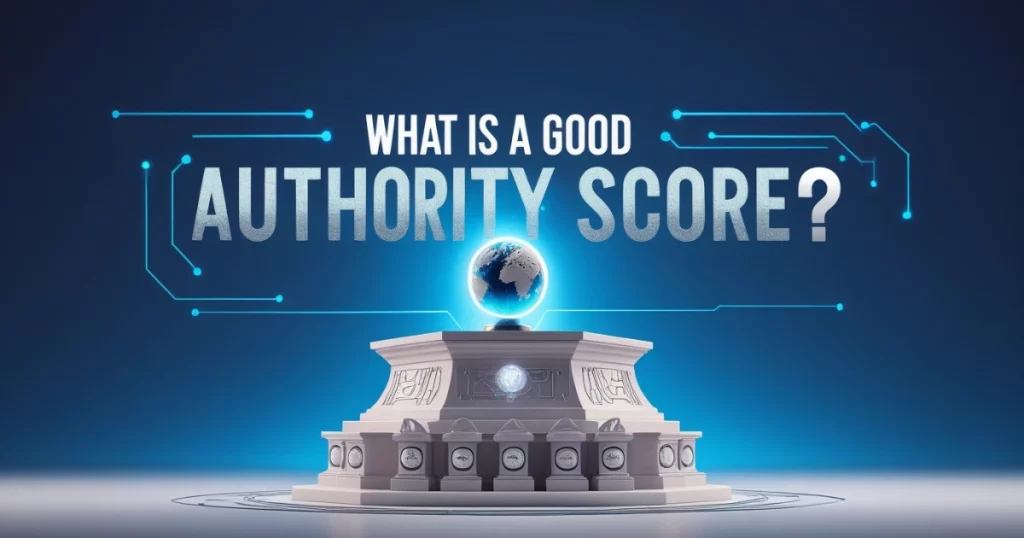 What Is Domain Authority and How Can You Improve It? 2 What is a good Domain Authority score illustrated with digital globe