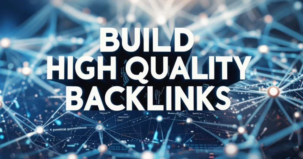 What Is Domain Authority and How Can You Improve It? 4 Build high-quality backlinks visualised with networked nodes