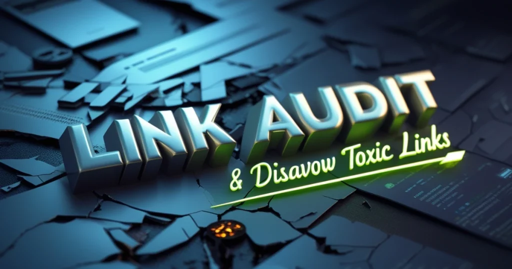 What Is Domain Authority and How Can You Improve It? 5 Link audit and toxic backlink disavowal concept