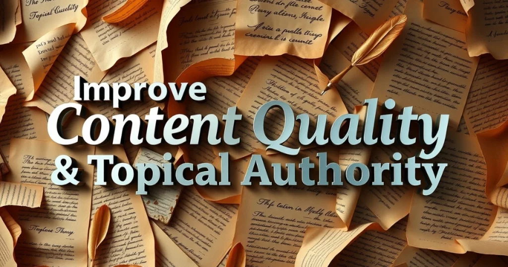 What Is Domain Authority and How Can You Improve It? 7 Improve content quality and topical authority with classic writing visuals